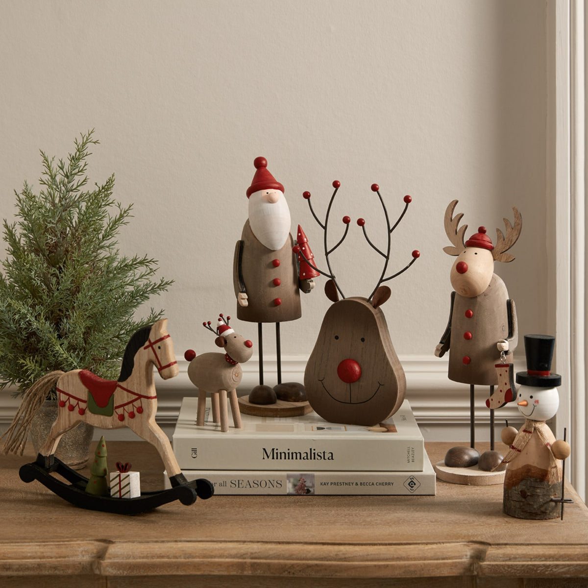 Rustic Tall Santa - PLAINLY DOES IT