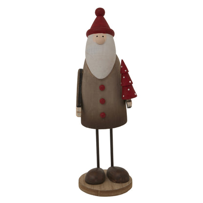 Large Rustic Tall Santa - PLAINLY DOES IT