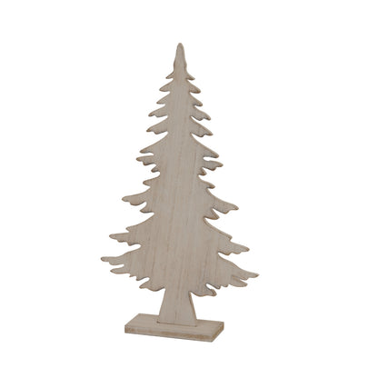 Medium Natural Rustic Tree On Stand - PLAINLY DOES IT