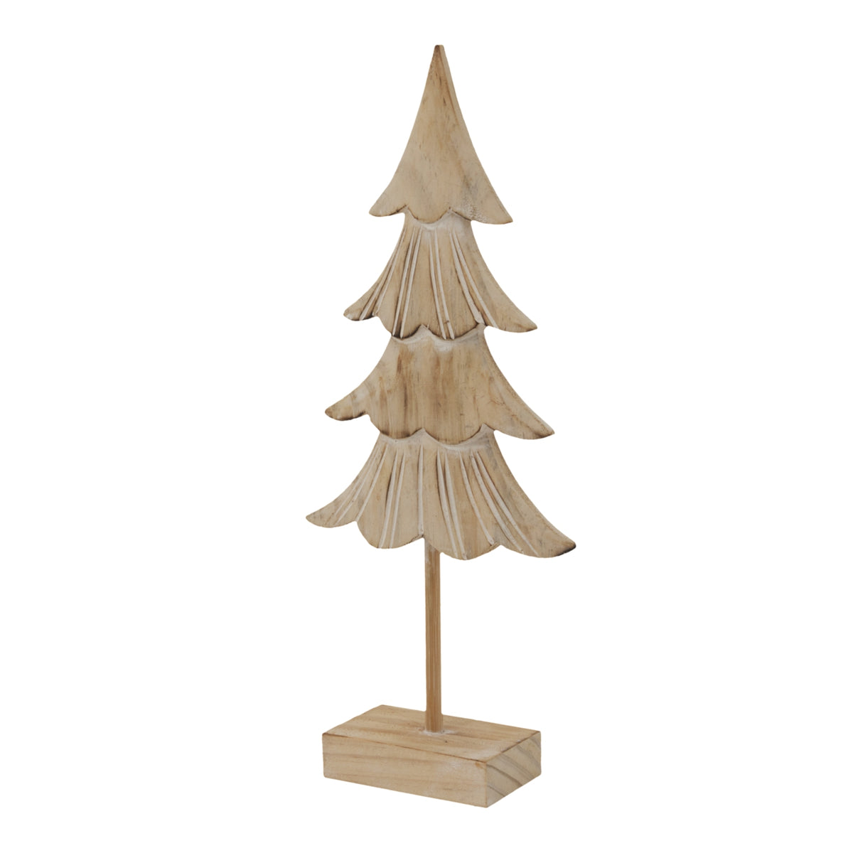 Rustic Fir Tree On Stand - PLAINLY DOES IT