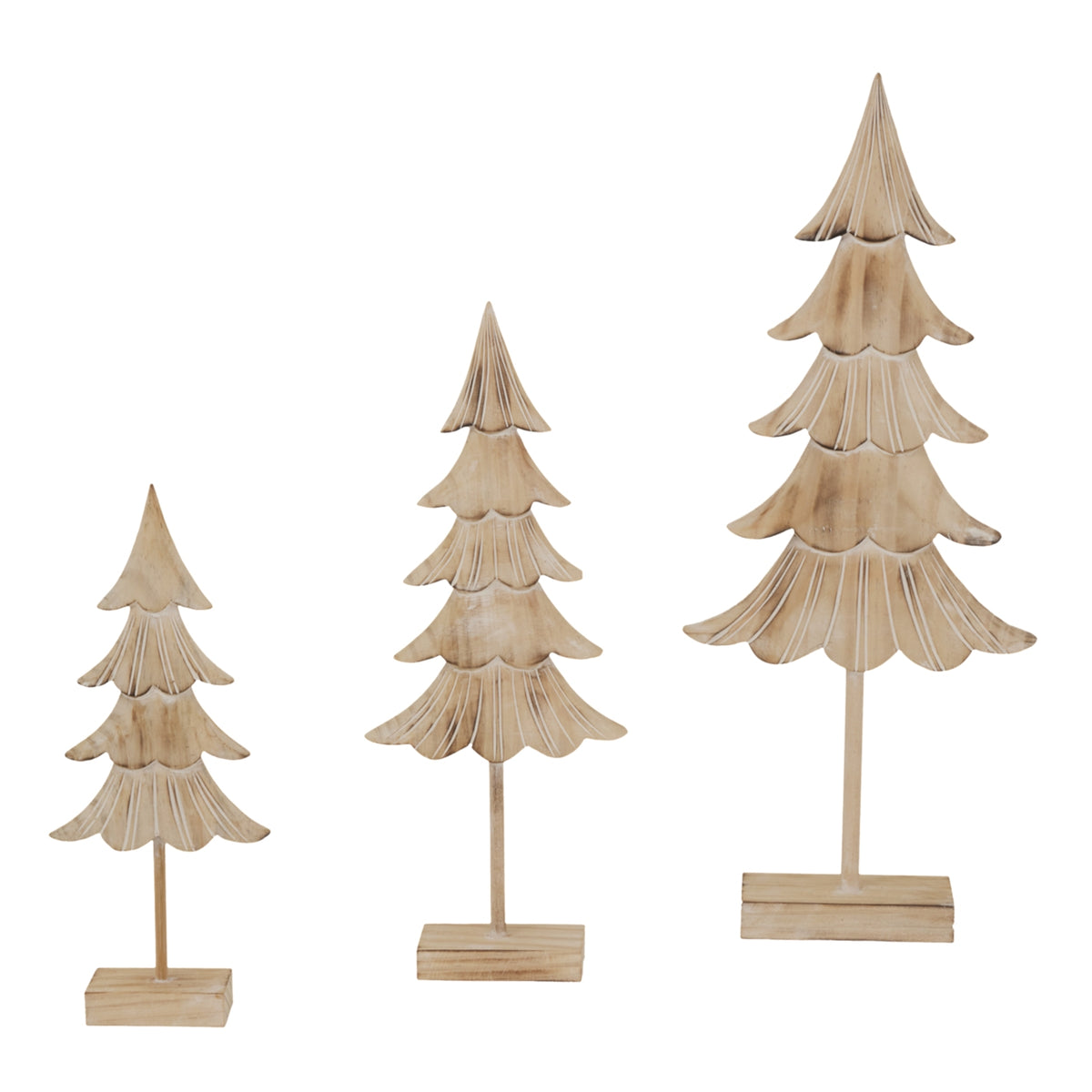 Rustic Fir Tree On Stand - PLAINLY DOES IT