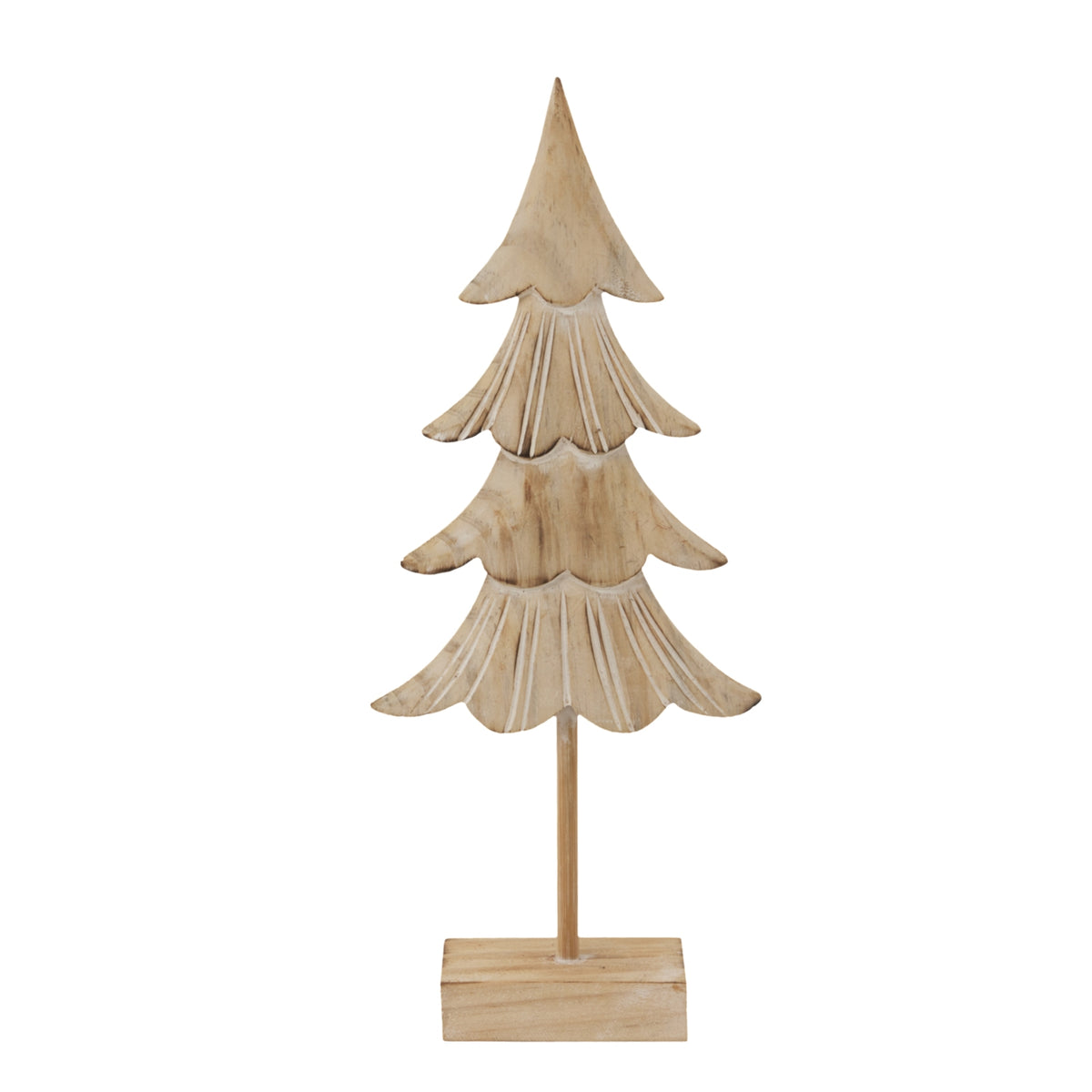 Rustic Fir Tree On Stand - PLAINLY DOES IT
