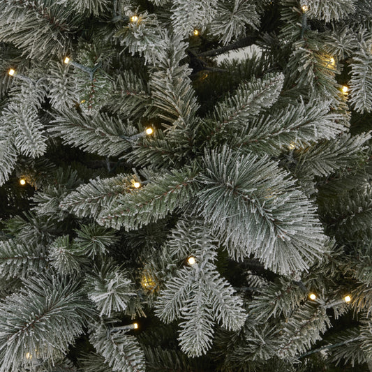 Snowy Forest Fir Pre-Lit 400L Led Christmas Tree - PLAINLY DOES IT
