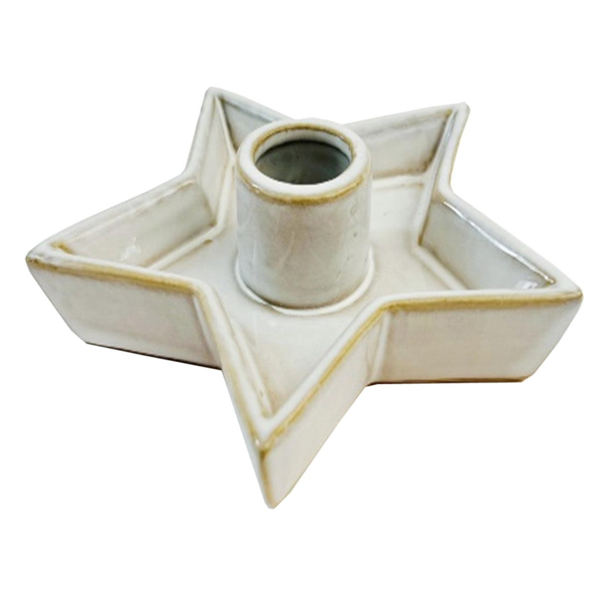 Alora Ceramic Star Candle Holder - PLAINLY DOES IT