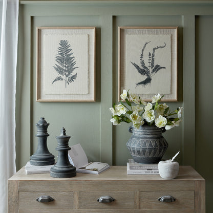 Flora & Fauna Beech Fern Framed Linen Print