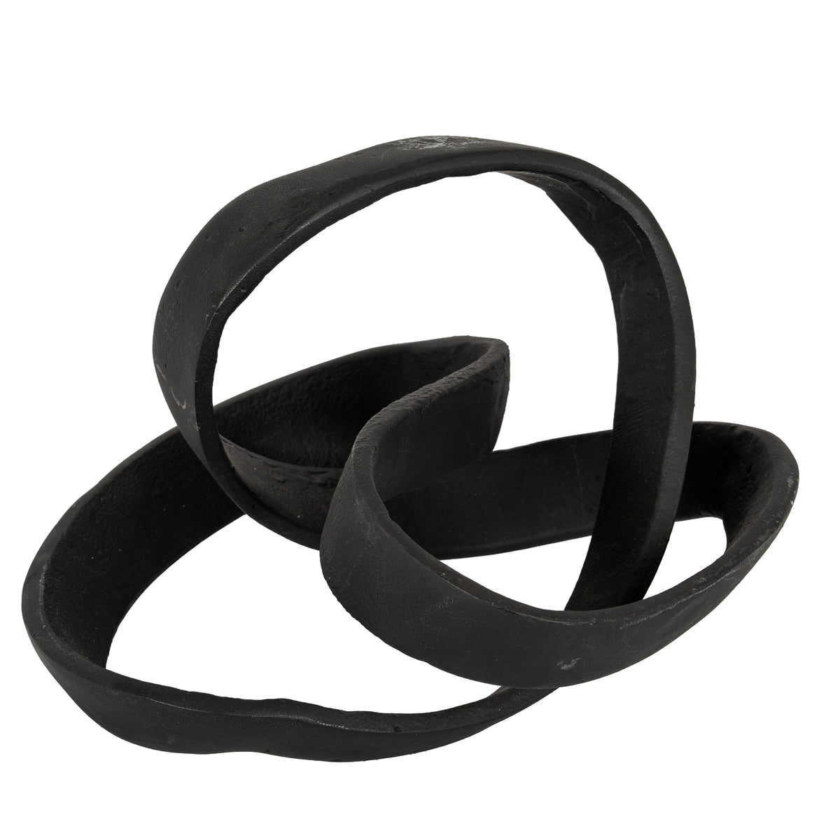 Black Cast Knot Ornament - PLAINLY DOES IT