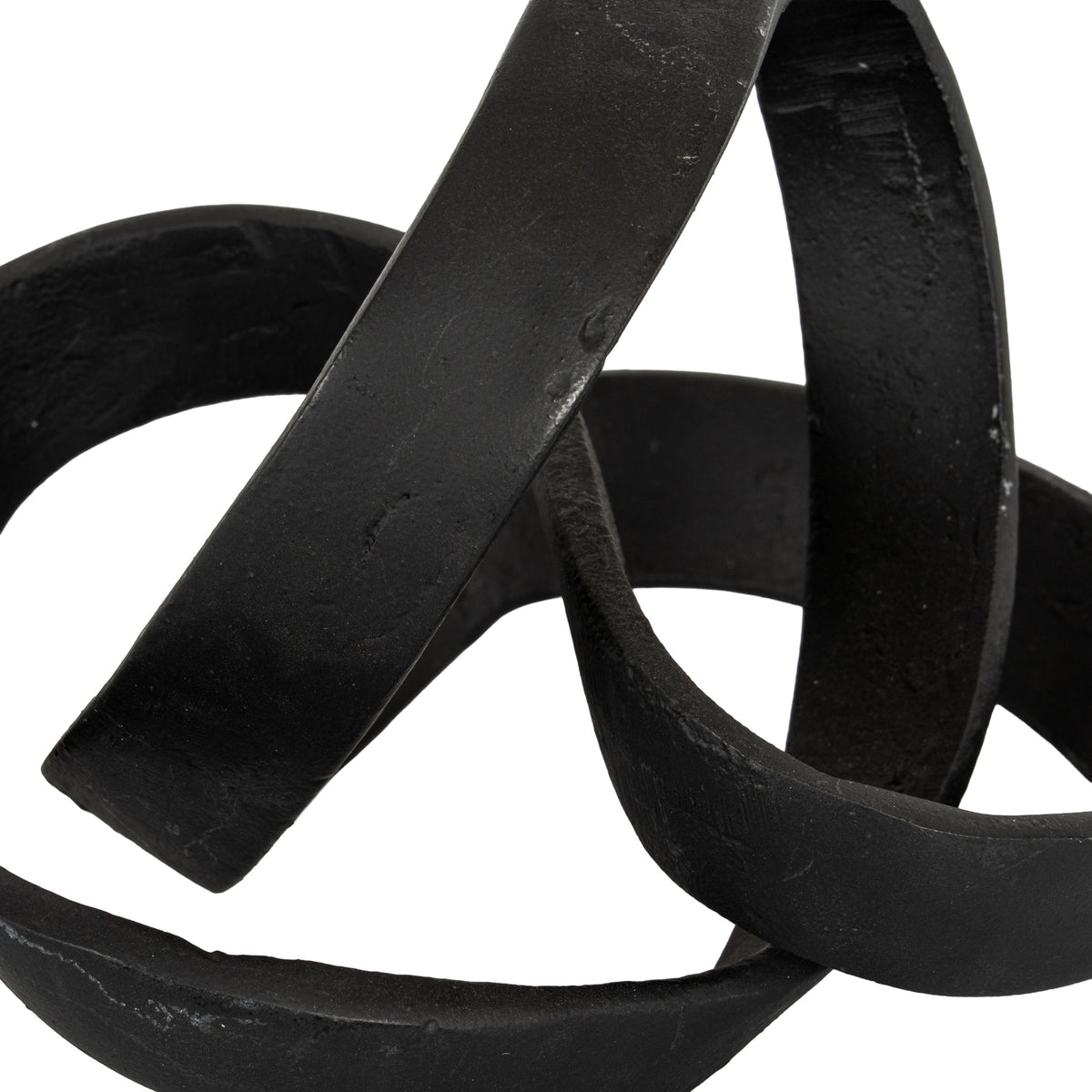 Black Cast Knot Ornament - PLAINLY DOES IT