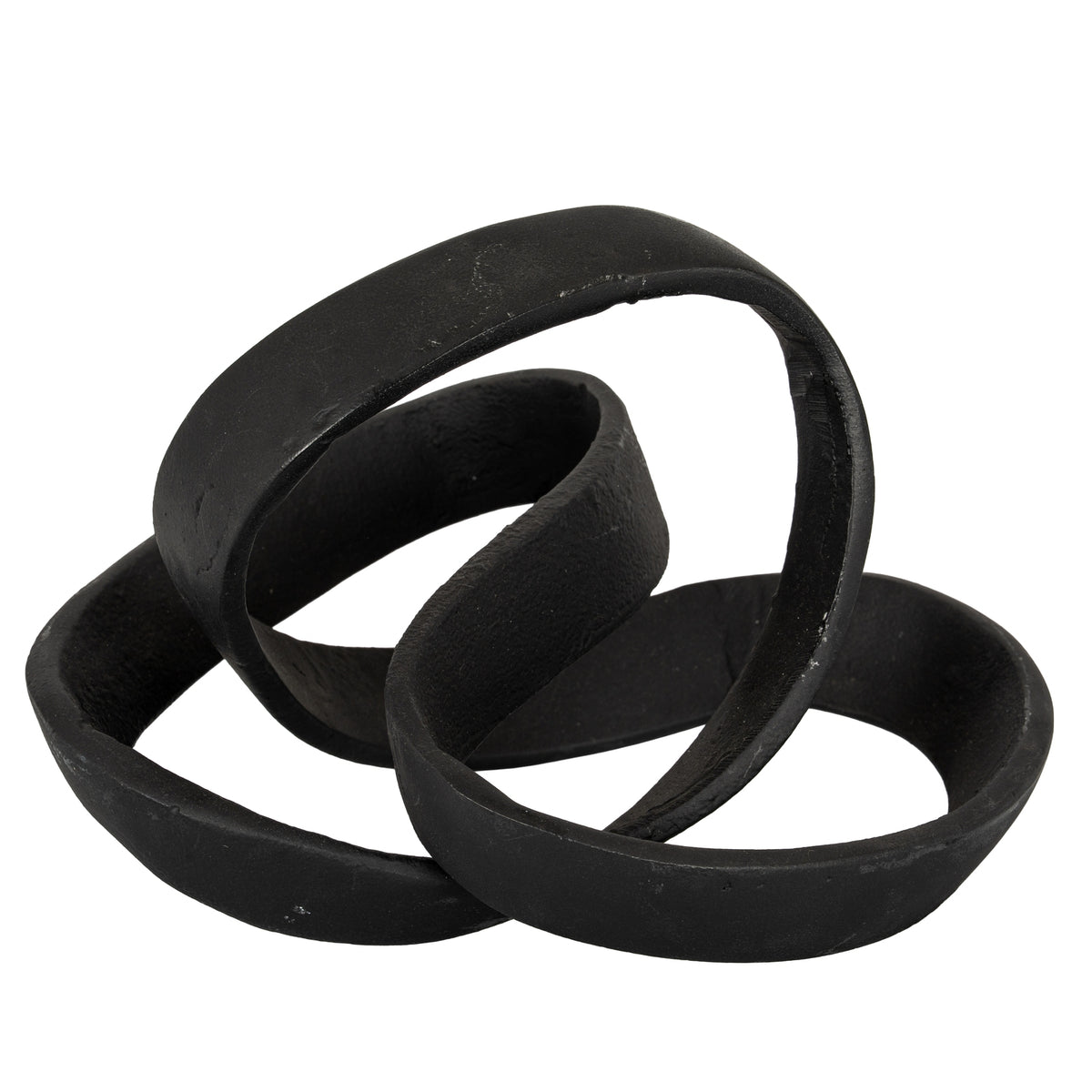 Black Cast Knot Ornament - PLAINLY DOES IT