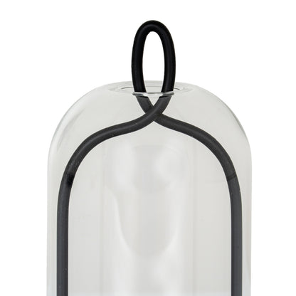 Nyx Medium Candle Holder With Glass Cloche