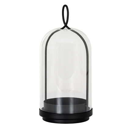 Nysa Large Candle Holder With Glass Cloche