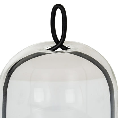 Nysa Medium Candle Holder With Glass Cloche