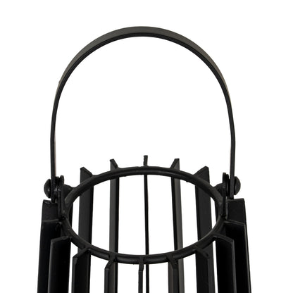 Lynk Small Lantern With Handle And Glass Candle Holder