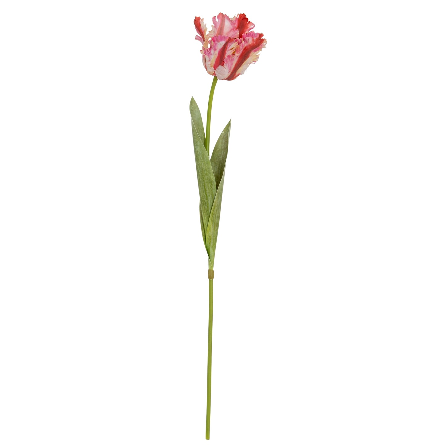 Multi-Pink Faux Parrot Tulip Stem, 69cm