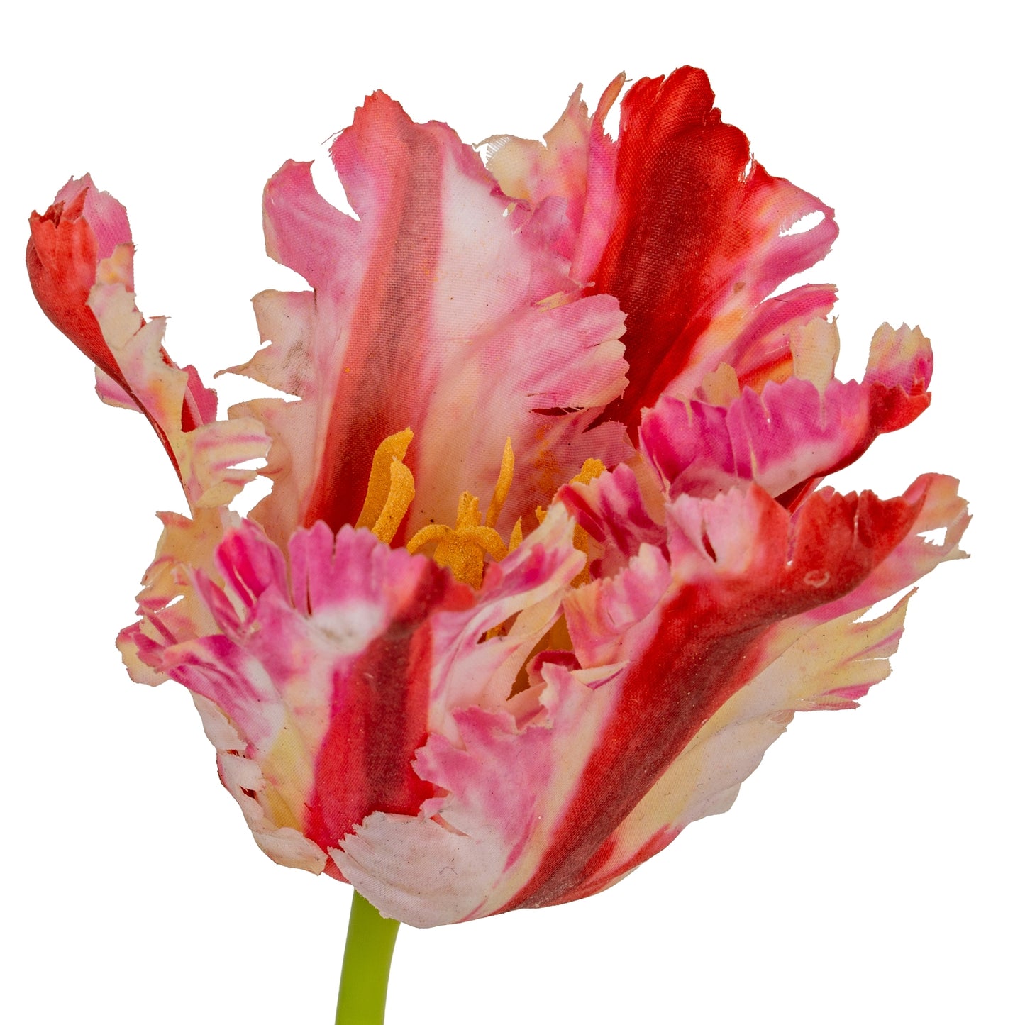 Multi-Pink Faux Parrot Tulip Stem, 69cm