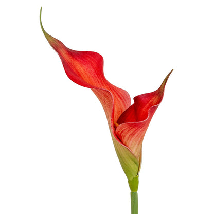 Fireball Faux Calla Lily Stem, 70cm