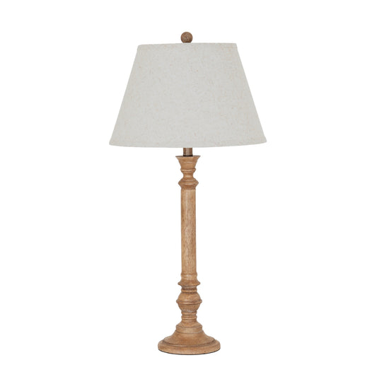 Solenne Table Lamp With Edged Linen Shade