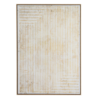 Tellura Hand Painted Canvas In Frame