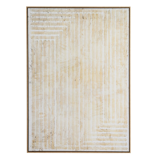 Tellura Hand Painted Canvas In Frame