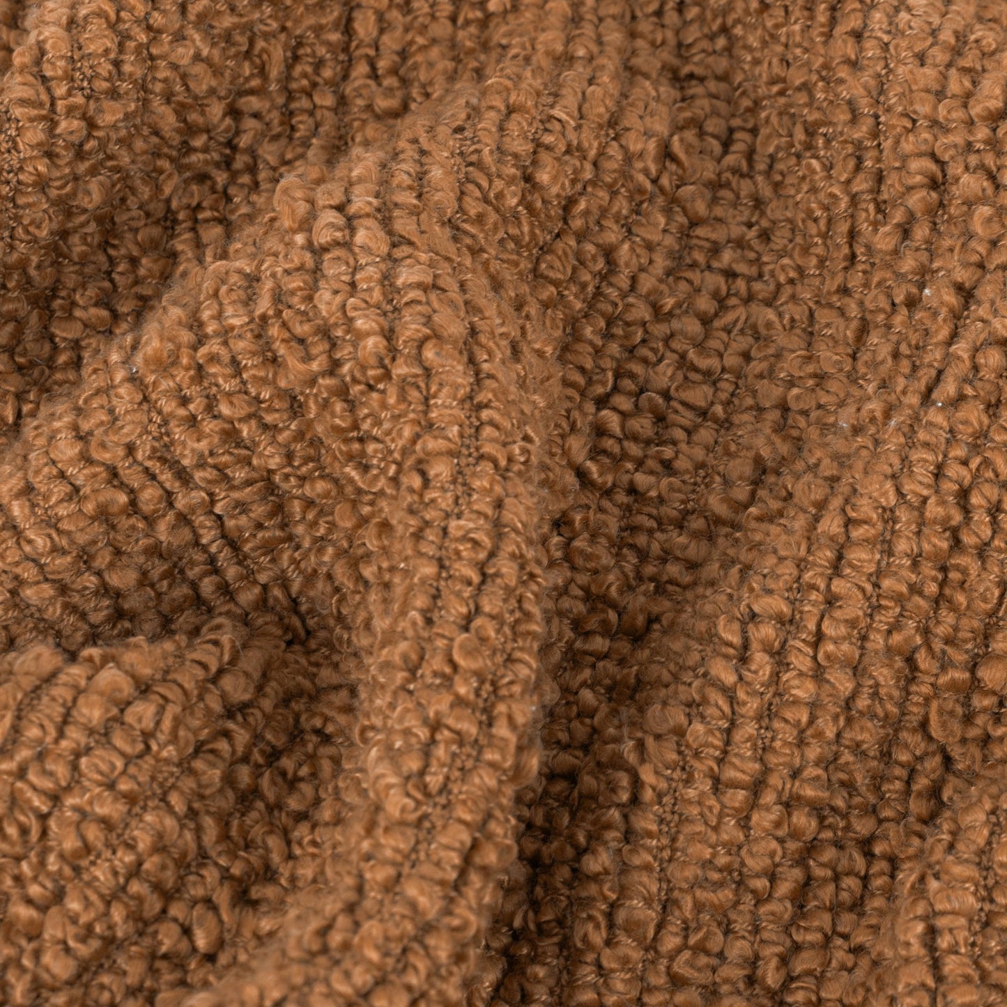 Candar Textured Bouclé Throw - Ginger, 130 × 170cm