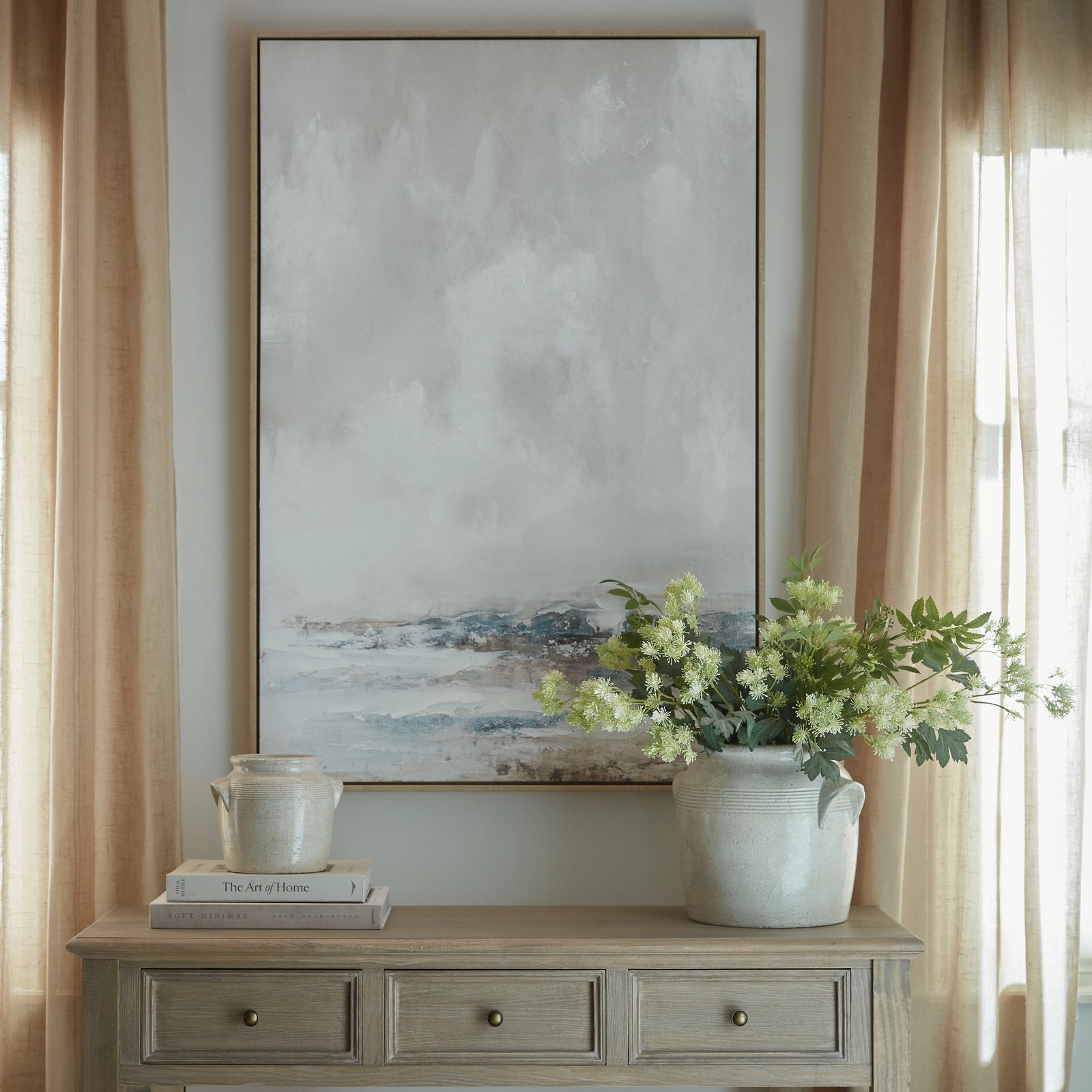 Veydra Hand Painted Canvas In Frame