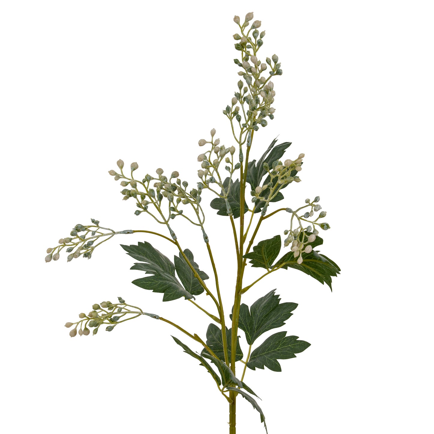 Faux Milk Thistle Bud Spray, 76cm