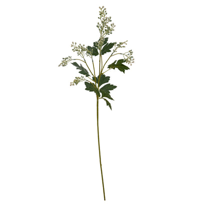 Faux Milk Thistle Bud Spray, 76cm