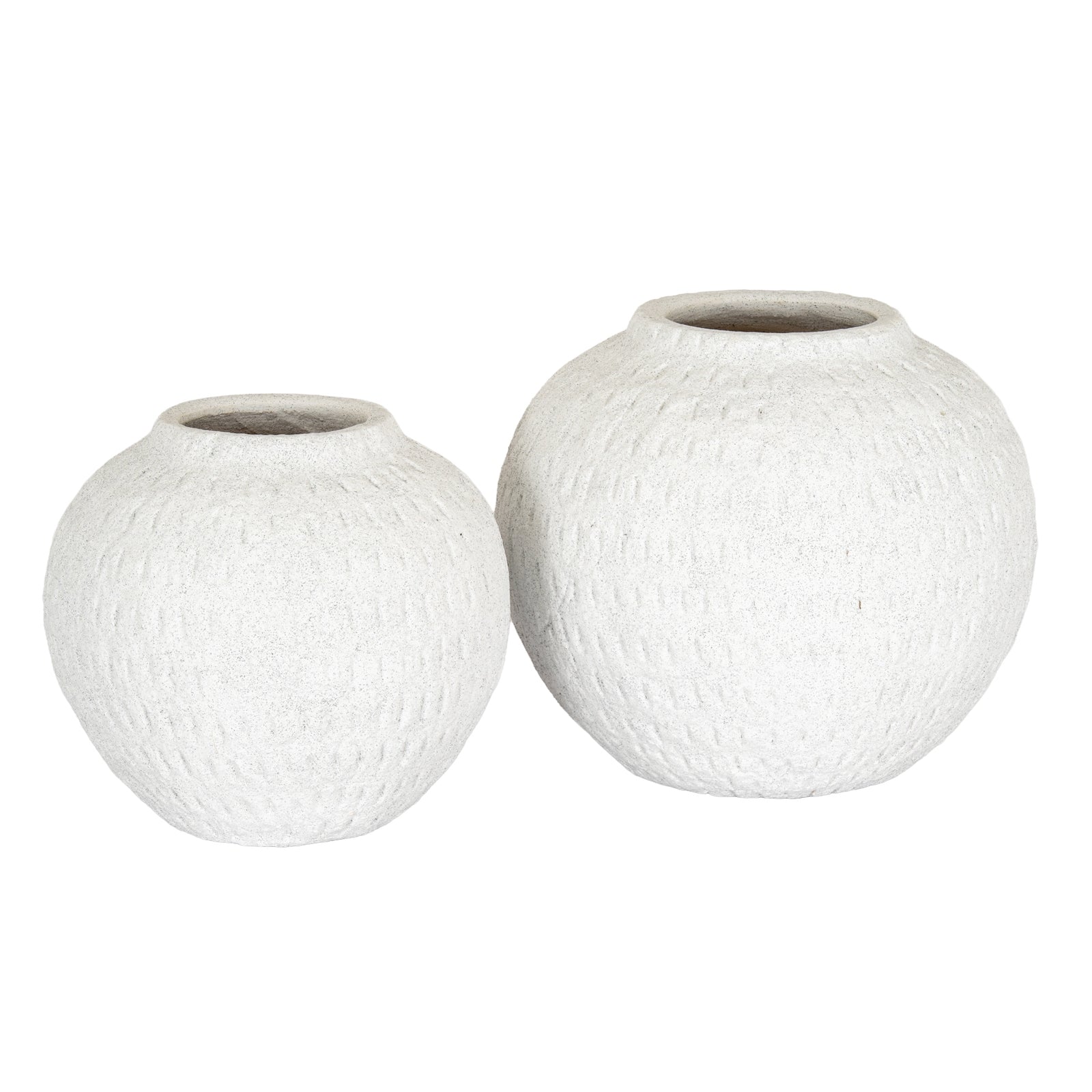 Ashen Medium Round Vase