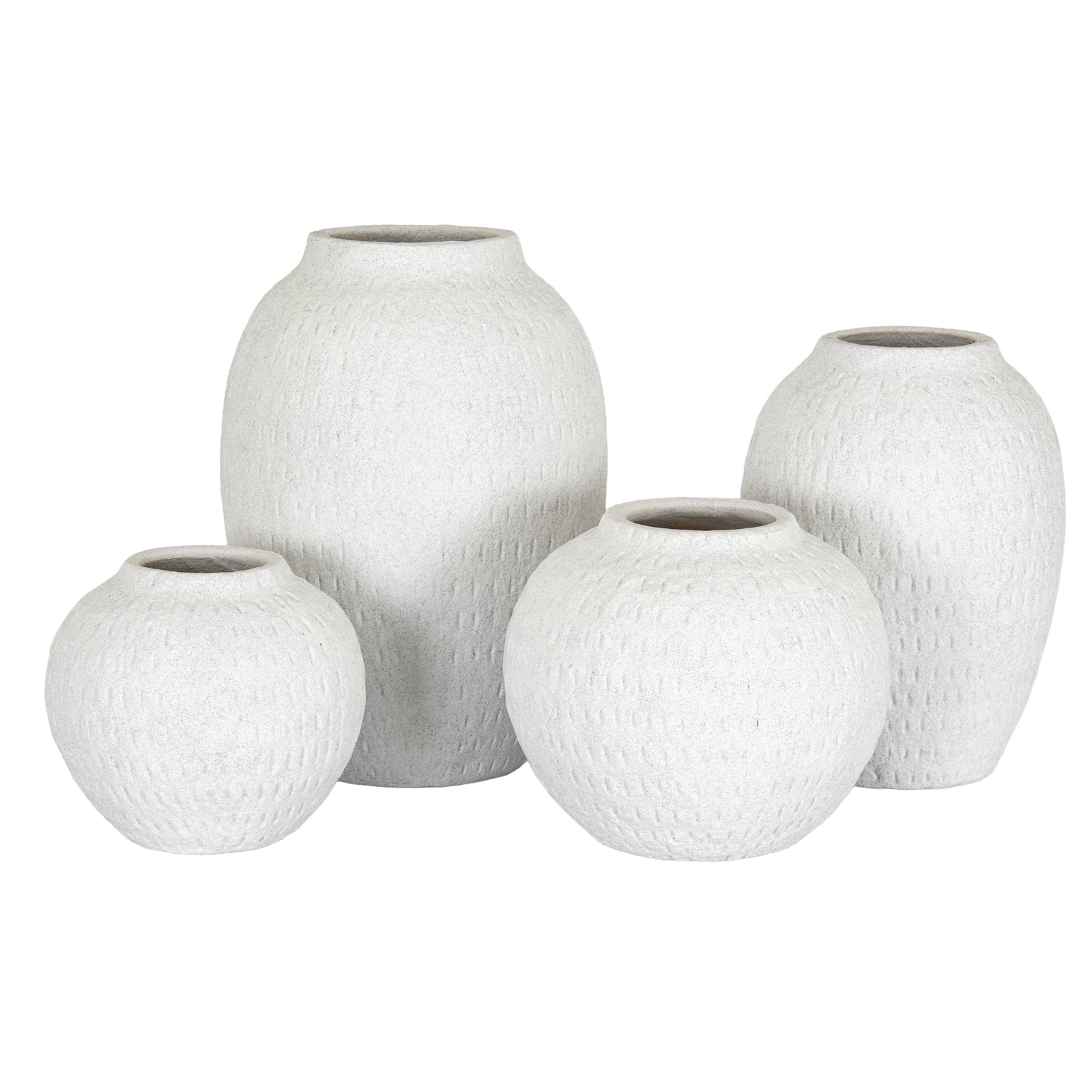 Ashen Medium Round Vase
