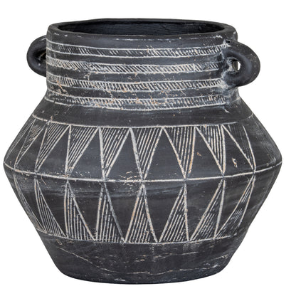 Etched Collection Tall Pot With Handle