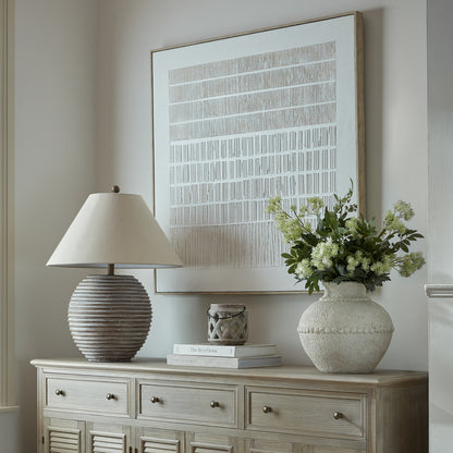 Sola Textured Line Canvas in Frame