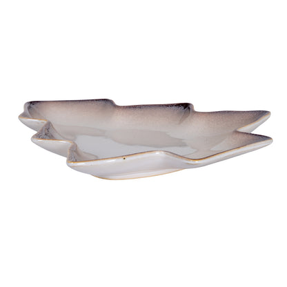 Small Everin White Ceramic Tree Dish