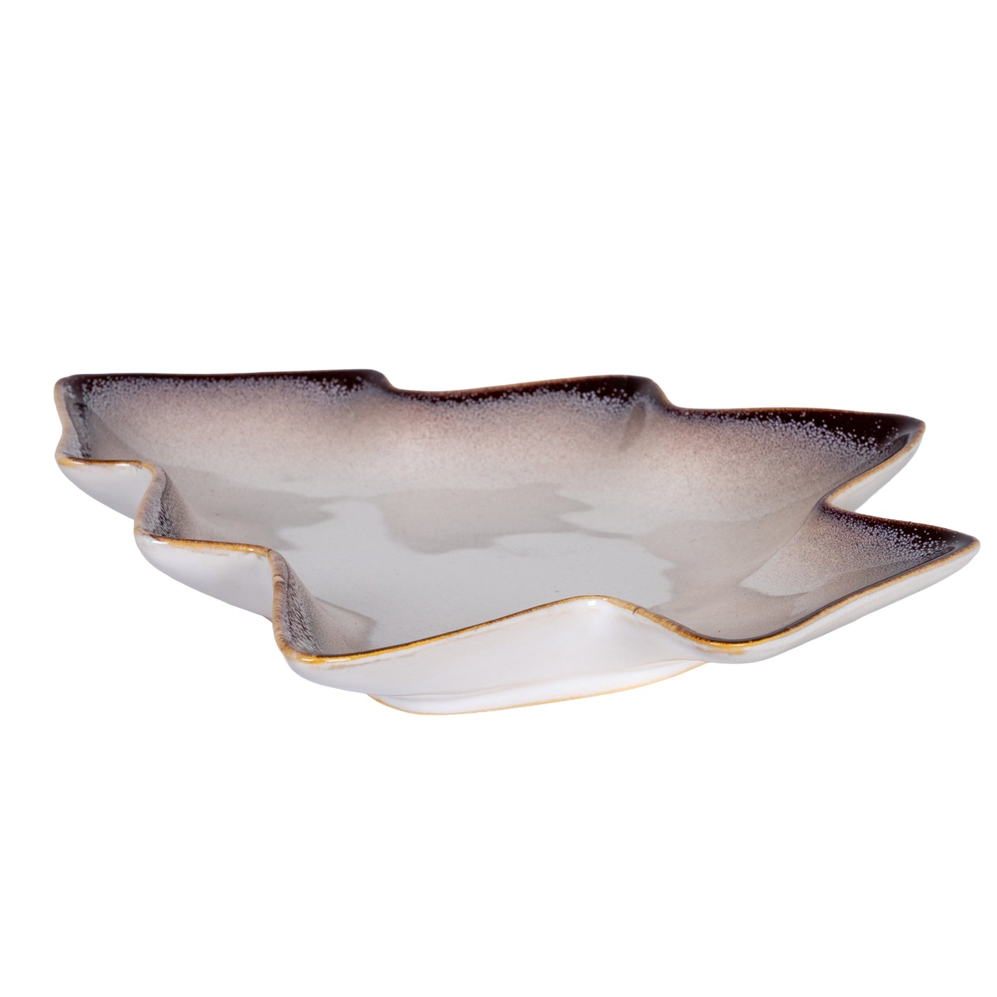 Medium Everin White Ceramic Tree Dish