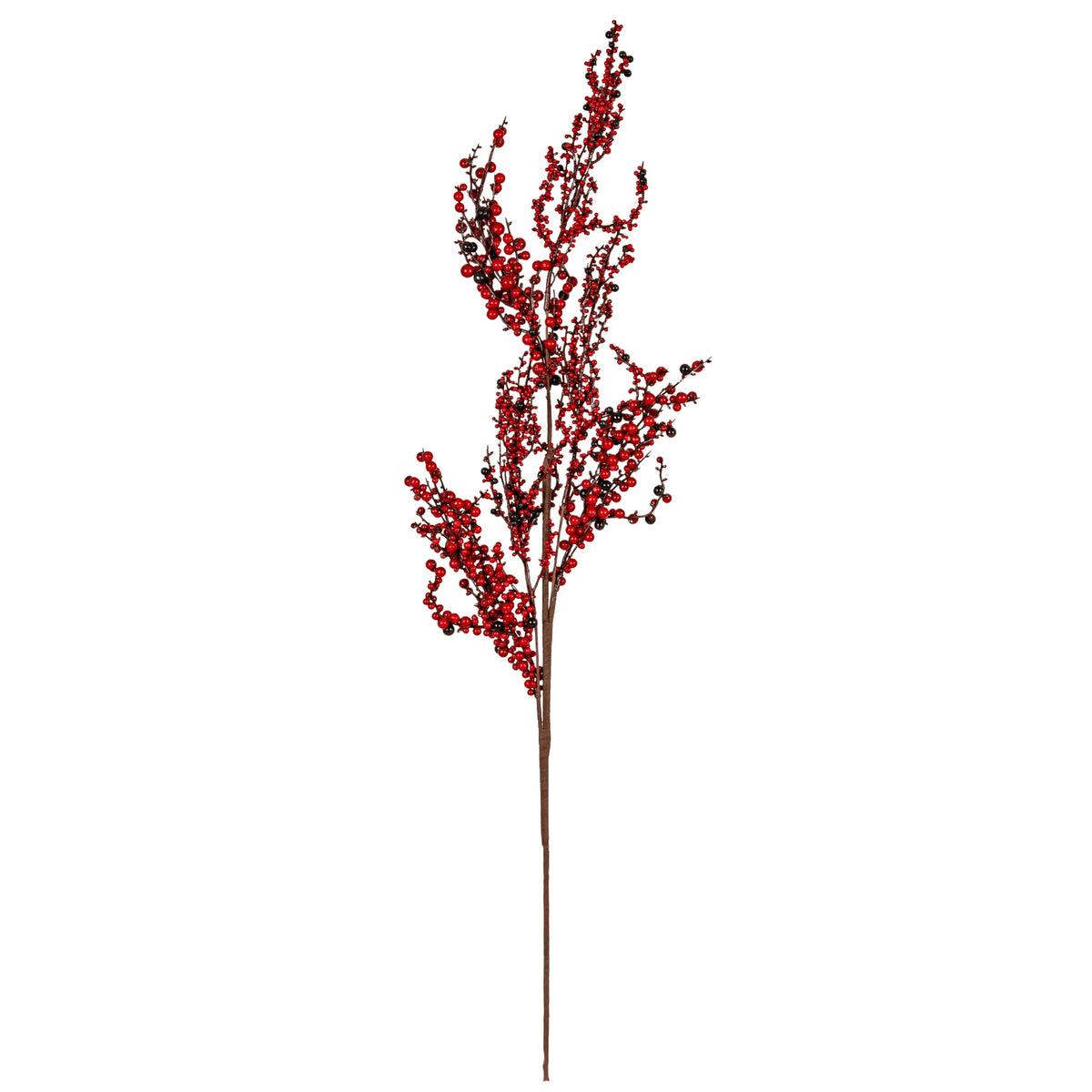 Large Winter Branch Spray With Red Berries - PLAINLY DOES IT