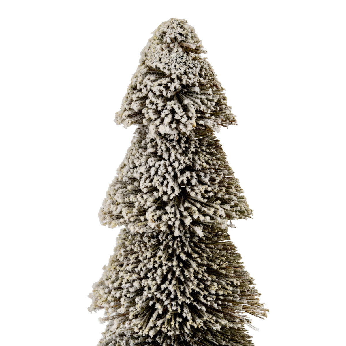 Large Tiered Snowy Brush Tree - PLAINLY DOES IT