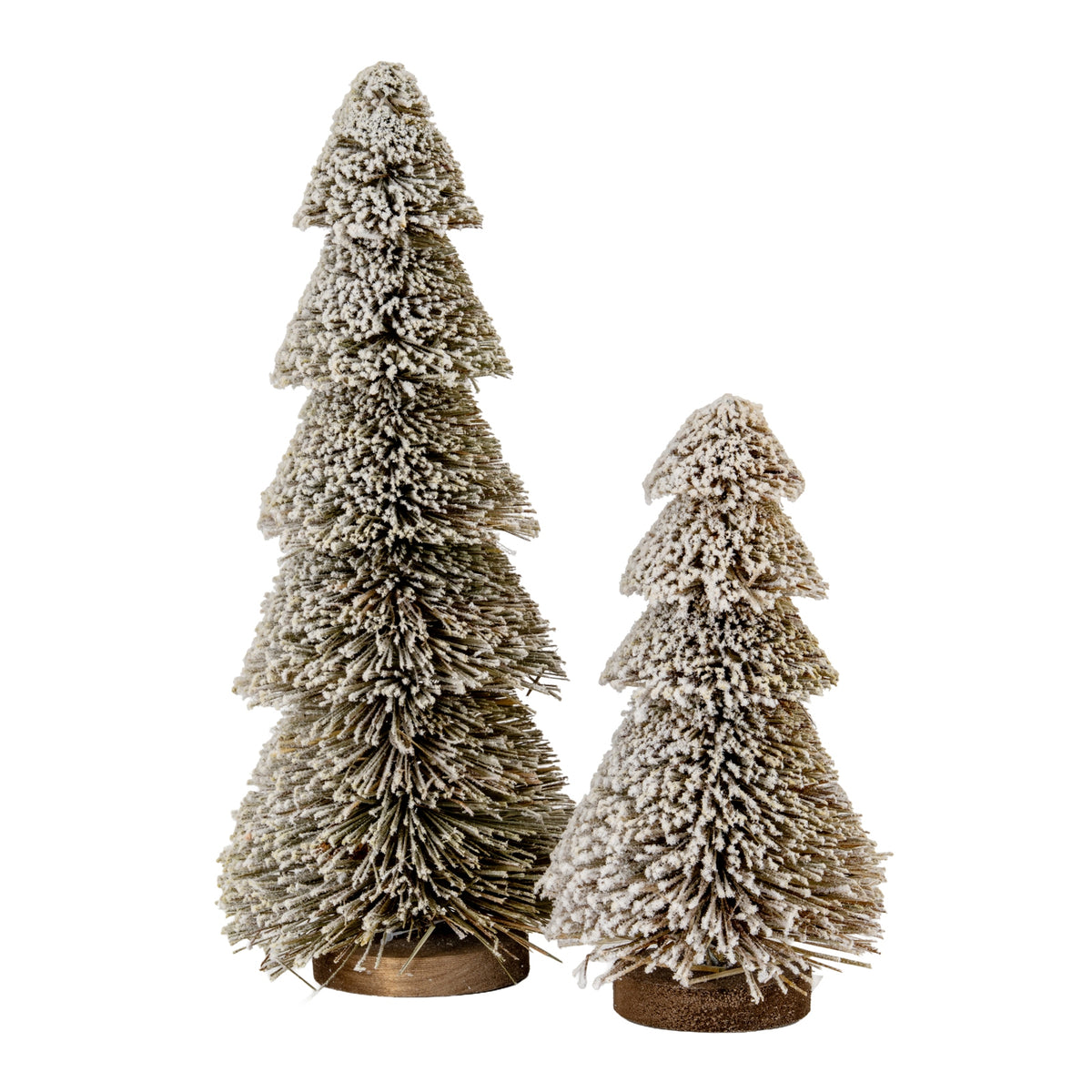 Large Tiered Snowy Brush Tree - PLAINLY DOES IT