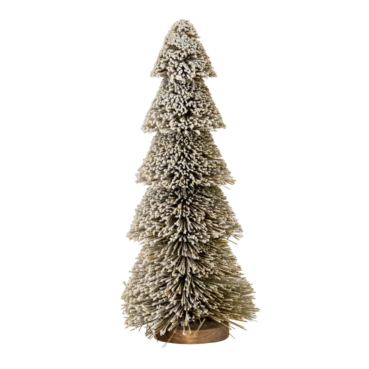 Large Tiered Snowy Brush Tree - PLAINLY DOES IT