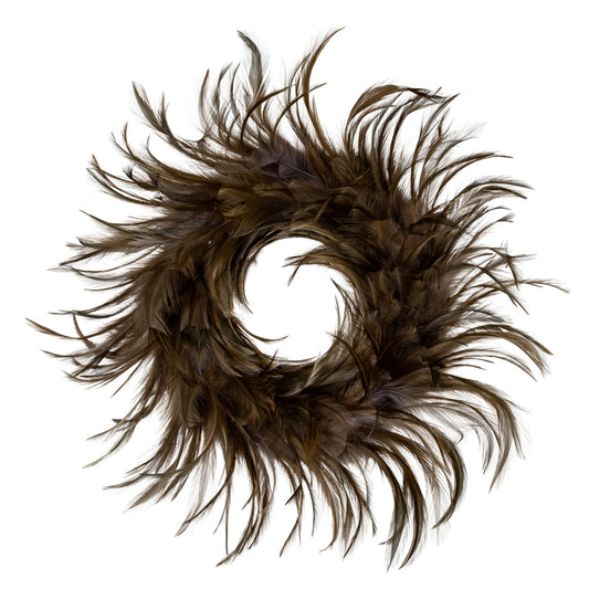 Fawn Feather Candle Wreath - PLAINLY DOES IT