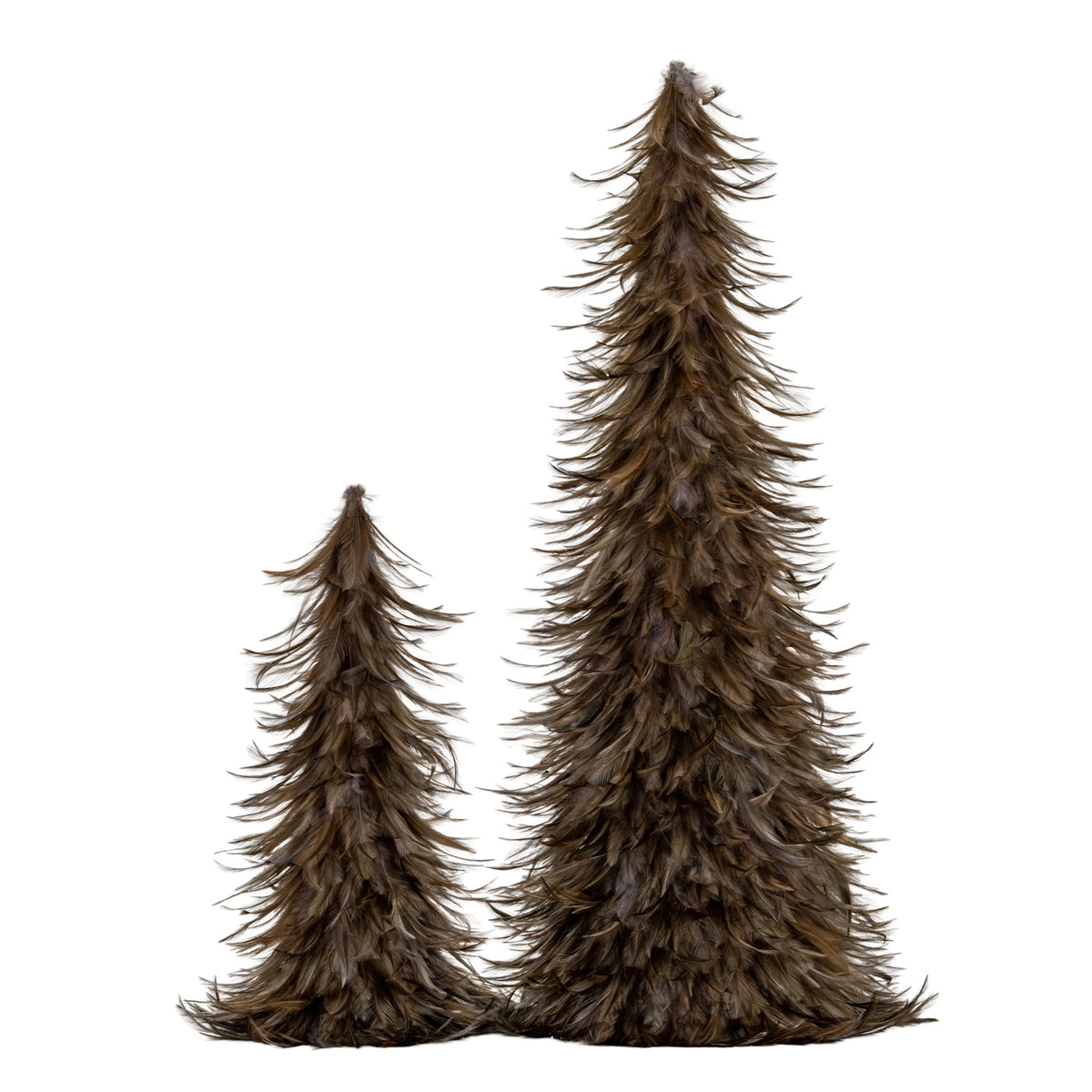 Large Fawn Feather Tree - PLAINLY DOES IT