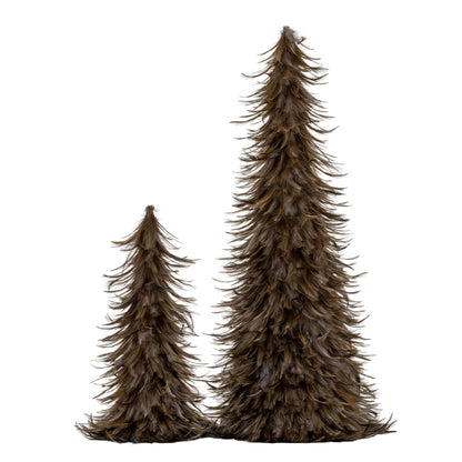 Large Fawn Feather Tree - PLAINLY DOES IT