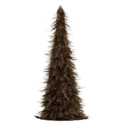 Large Fawn Feather Tree - PLAINLY DOES IT