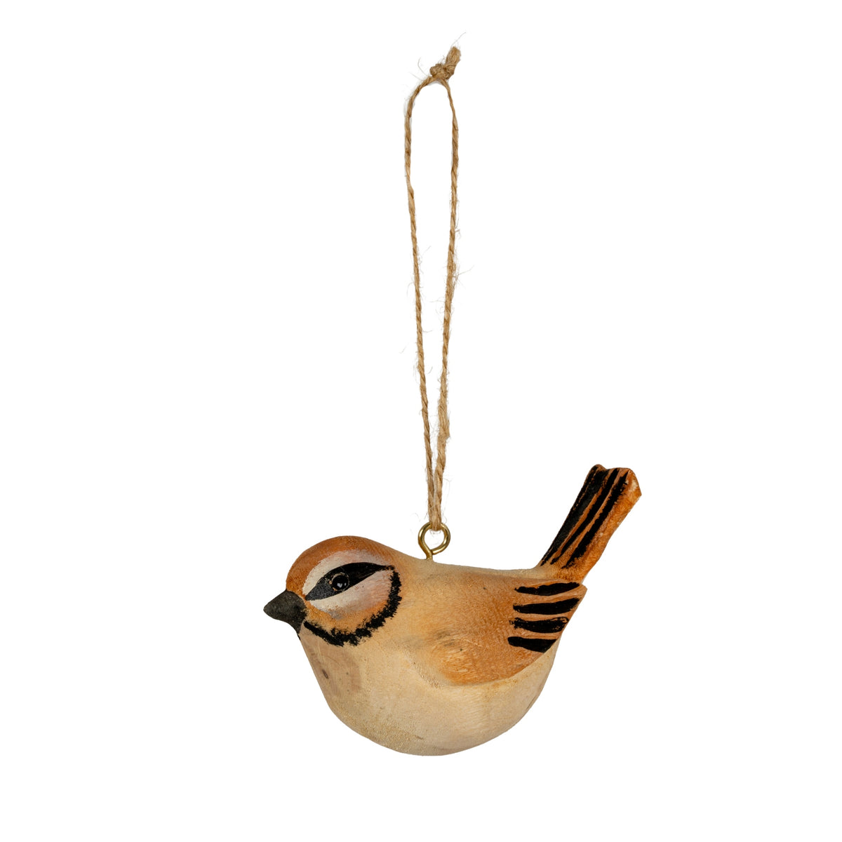 Wooden Tawny Bird Decoration - PLAINLY DOES IT