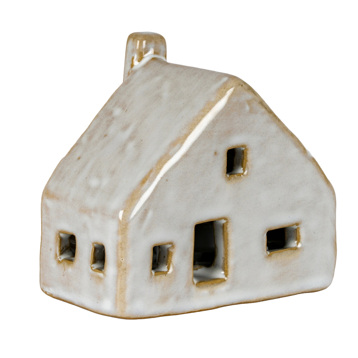 Nook Ceramic Cottage With LED Light - PLAINLY DOES IT