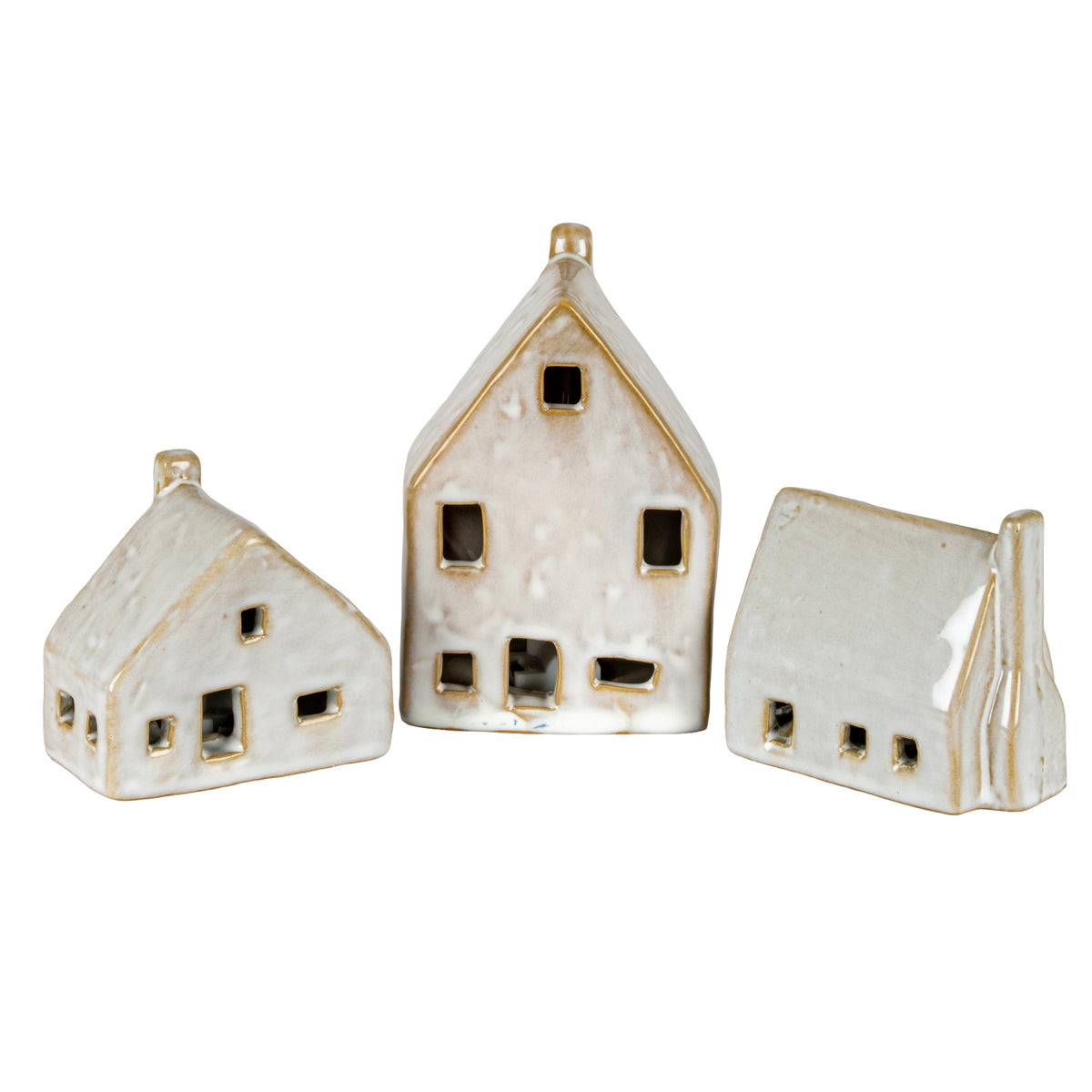 Nook Ceramic Cottage With LED Light - PLAINLY DOES IT