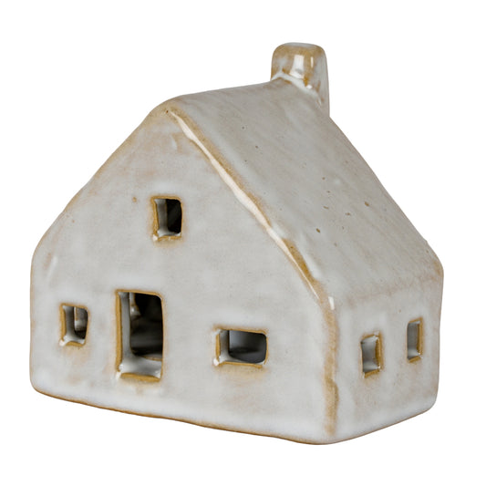 Nook Ceramic Cottage With LED Light - PLAINLY DOES IT