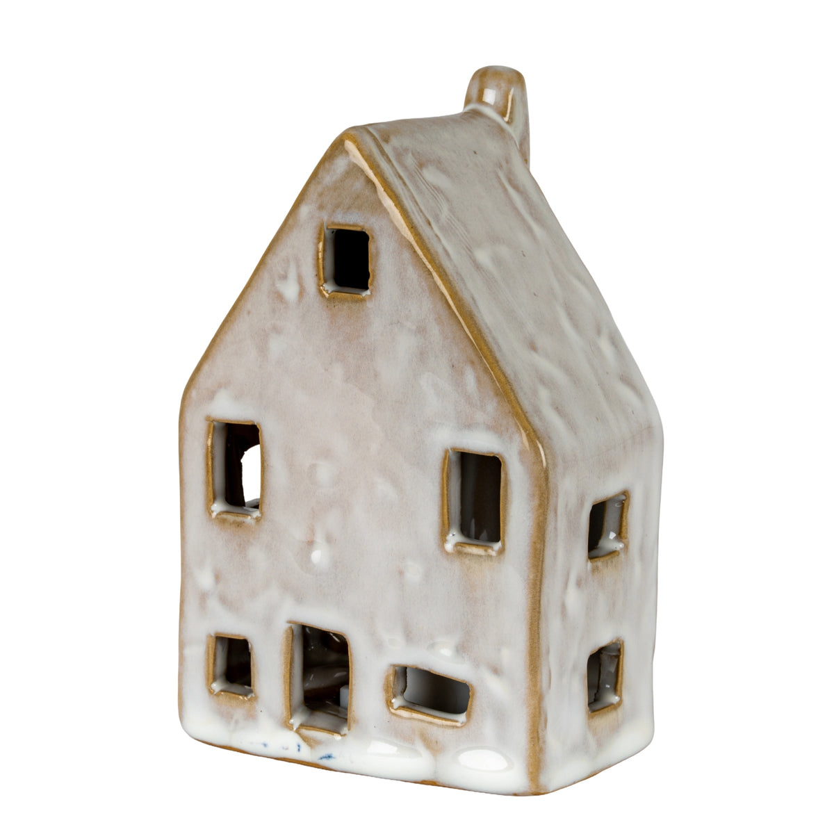 Nook Ceramic House With LED Light - PLAINLY DOES IT