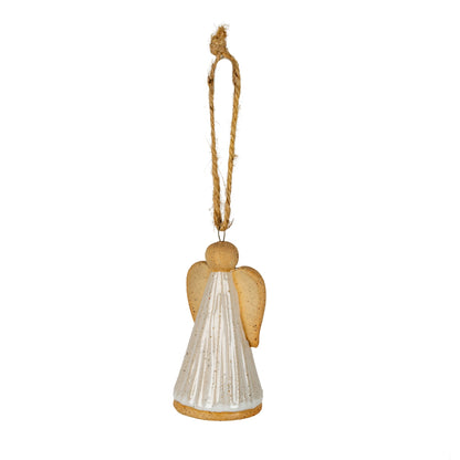 Flurry Angel Ceramic Tree Ornament - PLAINLY DOES IT