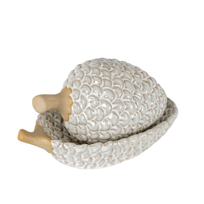 Alora Ceramic Pinecone Medium Dish - PLAINLY DOES IT