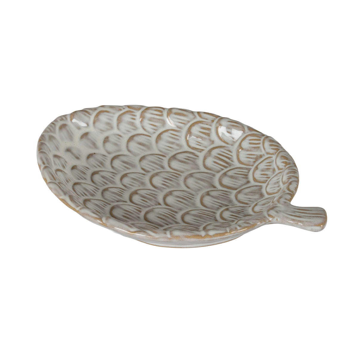 Alora Ceramic Pinecone Medium Dish - PLAINLY DOES IT