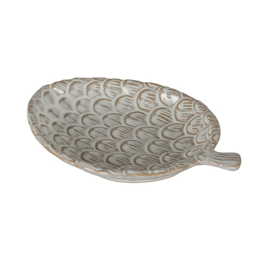 Alora Ceramic Pinecone Medium Dish - PLAINLY DOES IT