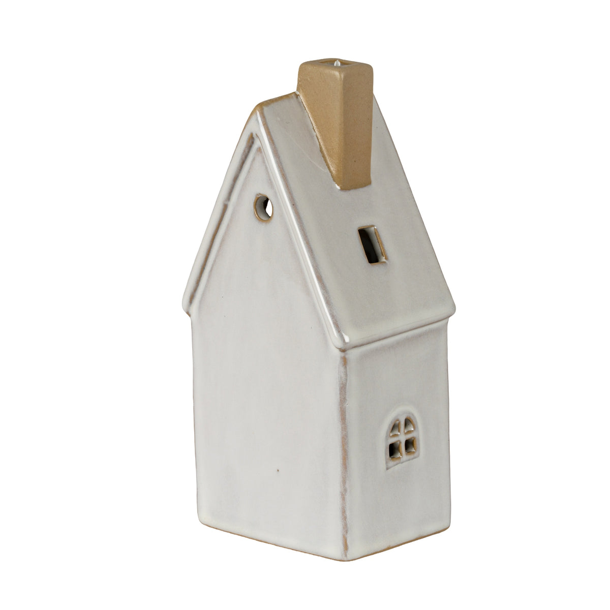 Alora Ceramic Medium Townhouse With LED Light - PLAINLY DOES IT